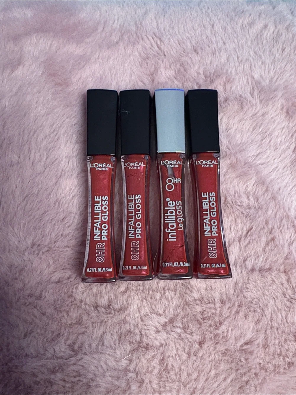 Loreal Infallible Lip Gloss, 315 Rebel Red - 1 for $9 or Bundle of 4 for $30